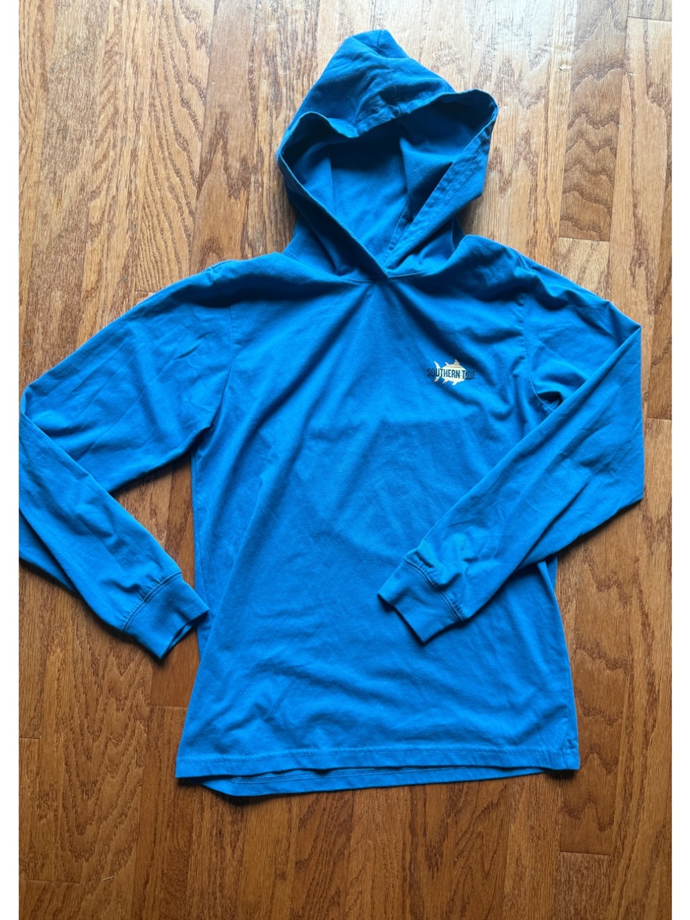 Southern Tide Bright Blue Hooded Pullover, youth XL